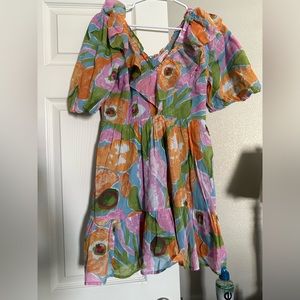 Banjanan Scorpio Mini Dress in Euphoric Bloom